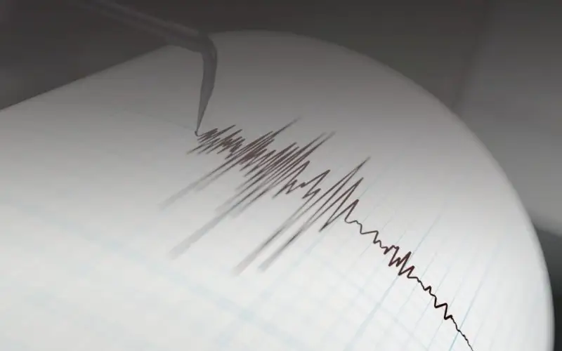 Mapa de la región fronteriza entre Guatemala y Chiapas con indicación del epicentro del sismo