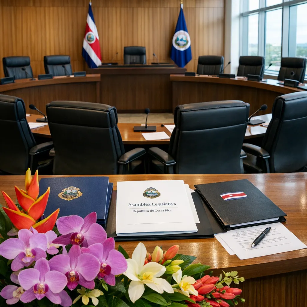 Diputadas y diputados en sesión histórica en la Asamblea Legislativa de Costa Rica
